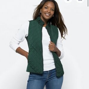 EUC 41 Hawthorn forest green quilted vest